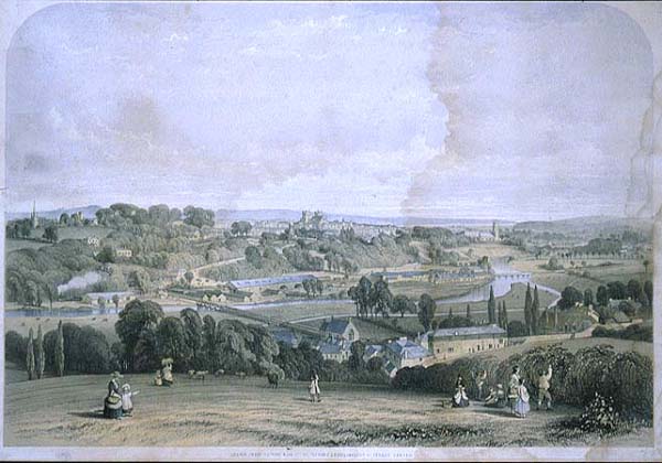 William Spreat’s 1844 print of Exeter St Davids railway station.